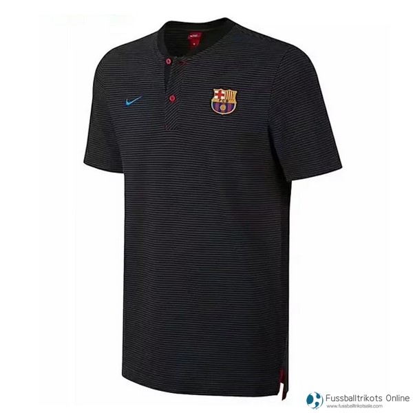 Barcelona Polo 2017-18 Grau Fussballtrikots Günstig